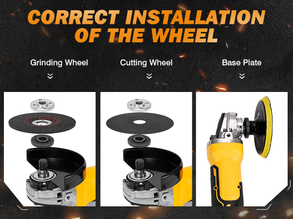 CORRECT INSTALLATION OF THE WHEEL