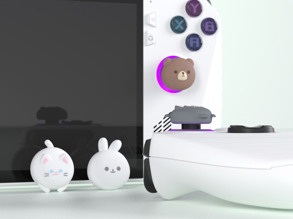 PlayVital Cute Thumb Grip Caps for ROG Ally