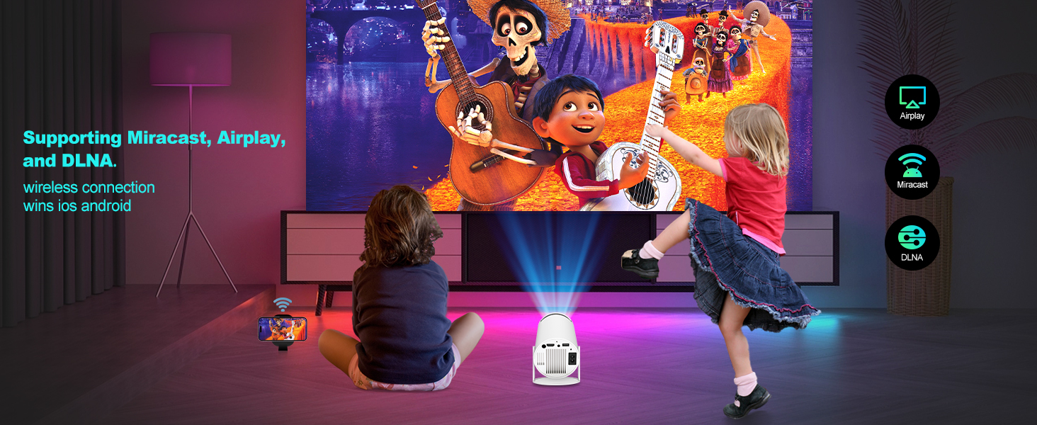 projector with wifi and bluetooth