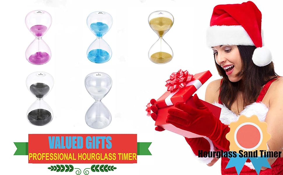 glass hourglass timer