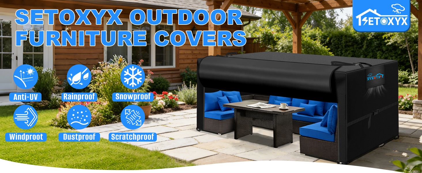 outdoor table covers waterproof
