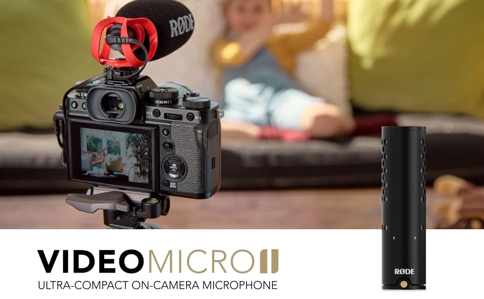 VideoMicro II Ultra-compact On-camera Microphone