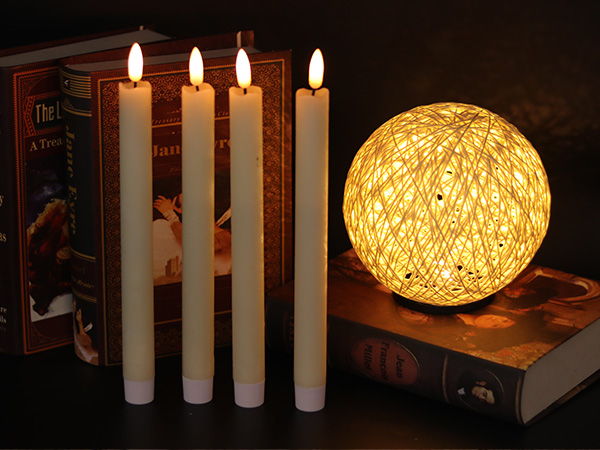 flickering candle