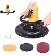 Concrete Trowel with Mixing Rod, Concrete Mixer, 80-200RPM 1680W Electric Plaster Mortar Cement P...