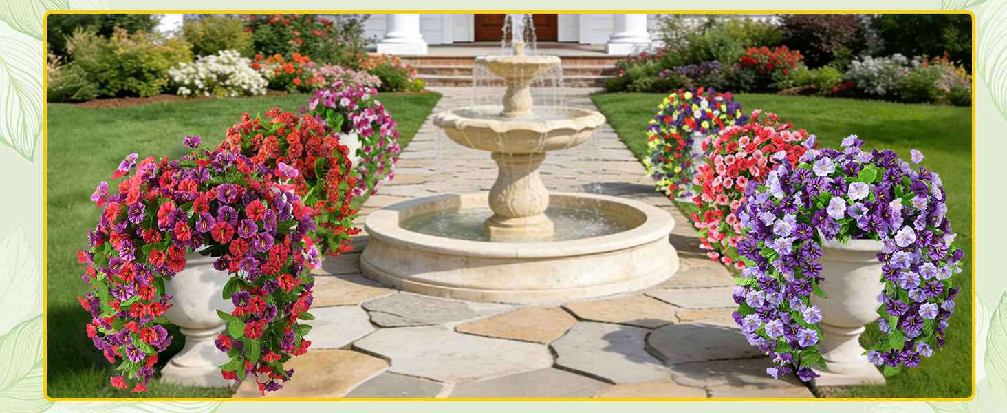 Artificial Flowers for Outdoor