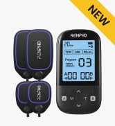 RENPHO TENS EMS Unit, Muscle Stimulator for Back Pain Relief, Dual Channel TENS Machine with 60 P...