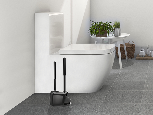 Toilet Brush and Plunger Set