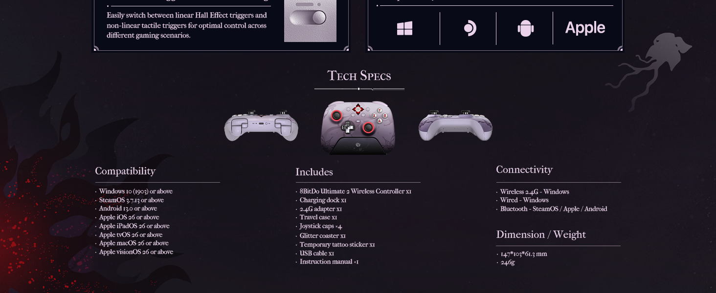 Wireless Controller for PC Windows Gaming Controller for pc wireless controller for apple