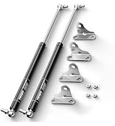 Vepagoo Gas Struts 20 Inch 100Lb/445N Shock with Brackets, Lift Hydraulic for Heavy Lid, RV Bed S...