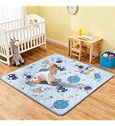 Baby Play Mat, 50’’ x 50’’ Soft Baby Floor Mat Thicker Foam Play Mat for Babies, Foldable Baby Pl...