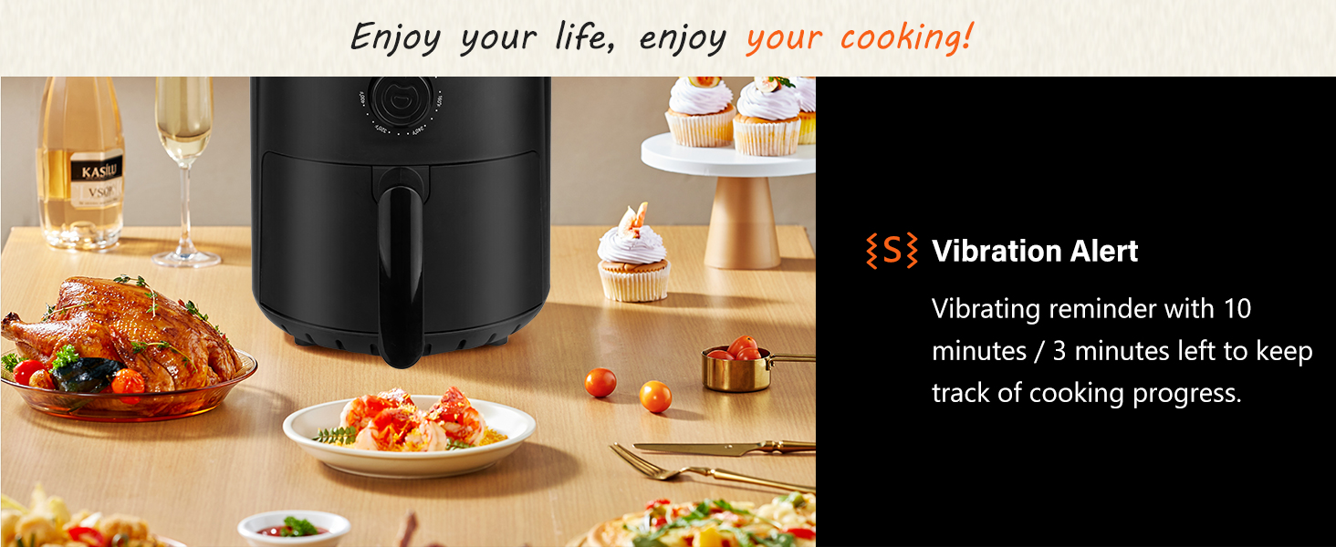 MIRASTON 2.6QT Air Fryer