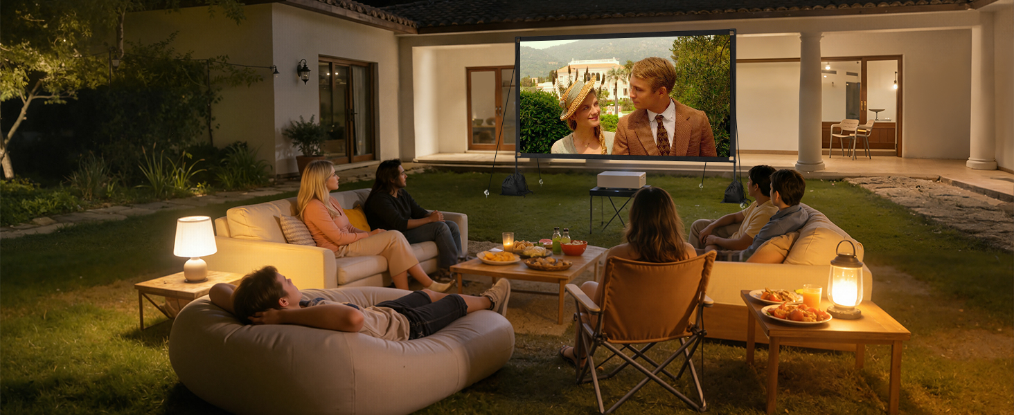 outdoor movie screen