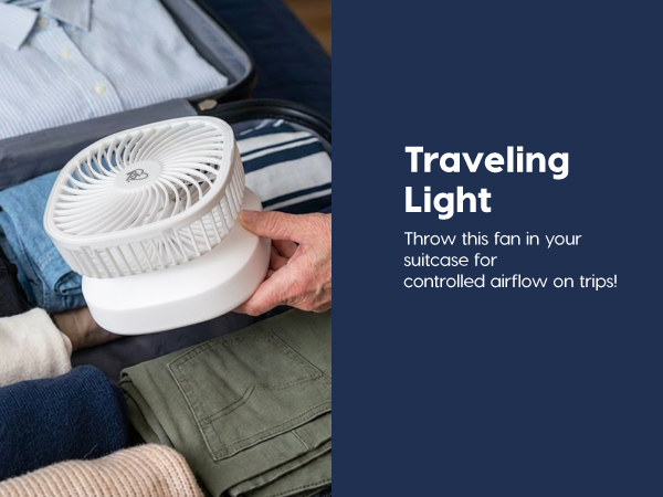 travel ready cruise plane vacation small fan