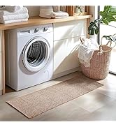 ISAENNE Vintage Soft Dark Brown Indoor Area Rugs,Rectangular Non-Slip Comfortable Dirt-Resistant ...