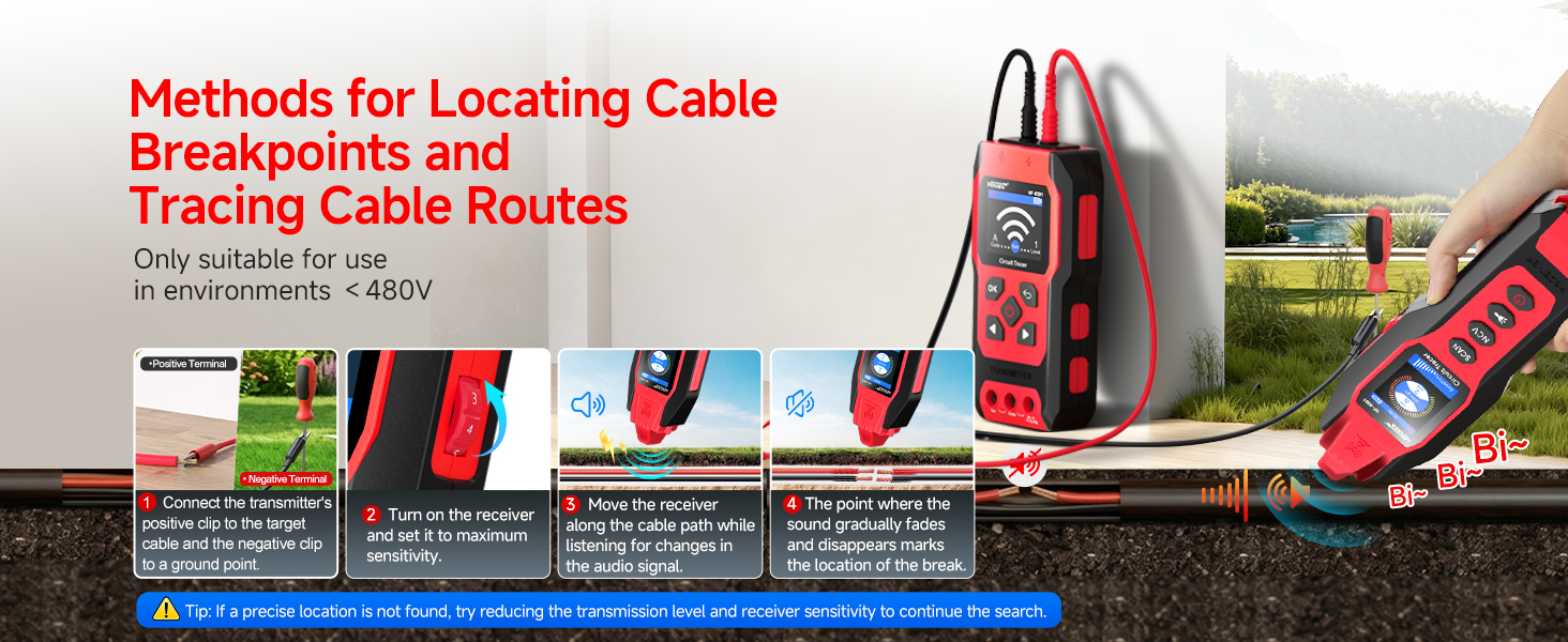 tracing cable routes
