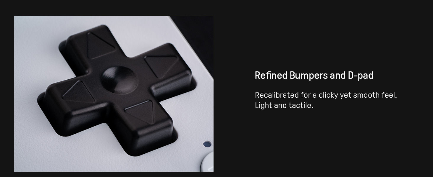 Refined Bumpers and D-pad