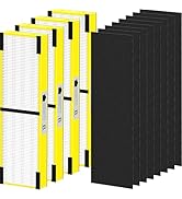 PETOX 4 Pack FLT4825 HEPA Filter B Replacement Compatible with G-Guardian AC4825, AC4300, AC4850,...