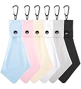 Vemiss 6 Pack Microfiber Glasses Cleaning Cloth, Wipes Lens Eyeglasses &amp; Screens - Reusable, Port...