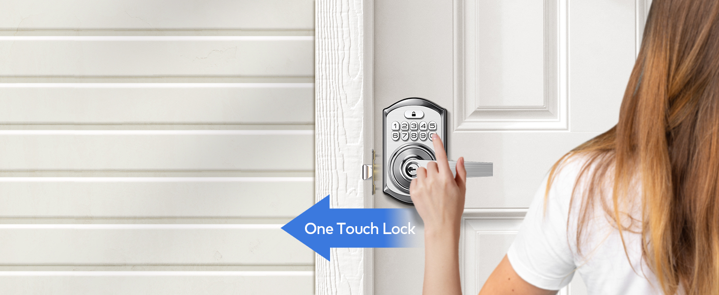 Press any key for 2 seconds to lock