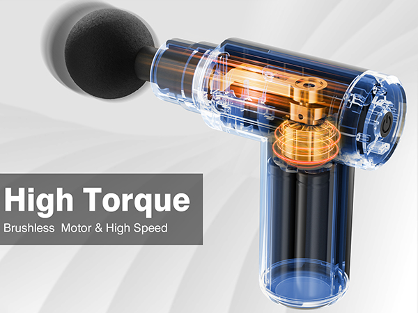 Massage Gun Deep Tissue Back Massage for Athletes for Pain Relief Percussion Massage 4 Massage Head