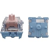 Gateron Melodic Keyboard Switch,Clicky 5 Pin RGB LED Factory Pre-lubed 60gf Key Switches,for Mech...