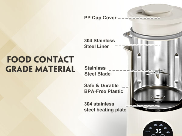 Timer set of Mooye Automatic Nut Milk Maker Machine for Homemade