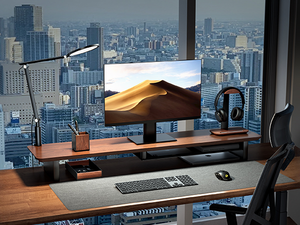desk shlef lamp workspace