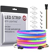 BTF-LIGHTING FCOB COB XGB1338(WS2812B) Individually Addressable IC RGB 160LED/m 800IC LED Strip D...