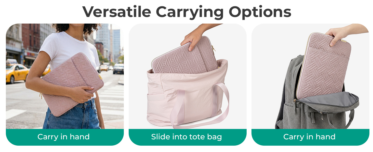 versatile carrying options