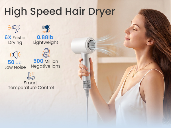Hair Dryer High Speed Ionic Hair Dryer