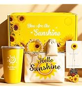 Birthday Gift Basket for Women: Mothers Day Gifts for Mom Teachers, Christian Sunflower Get Well ...