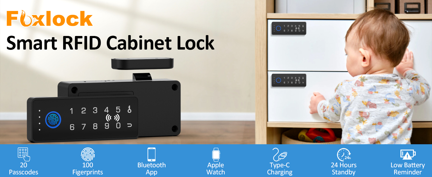 Foxlock Smart Cabinet Lock