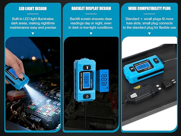 automotive circuit tester, car fuse tester, test light automotive