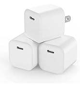 USB C Charger Block, Besgoods Phone Charger Power Adapter C Type Fast Charging Cube Wall Plug Com...