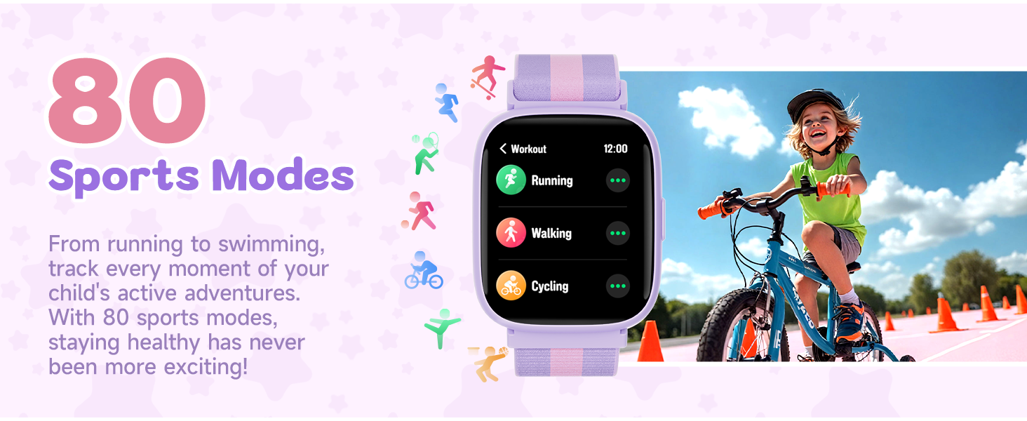 Smart Watch for kids Sport Modes