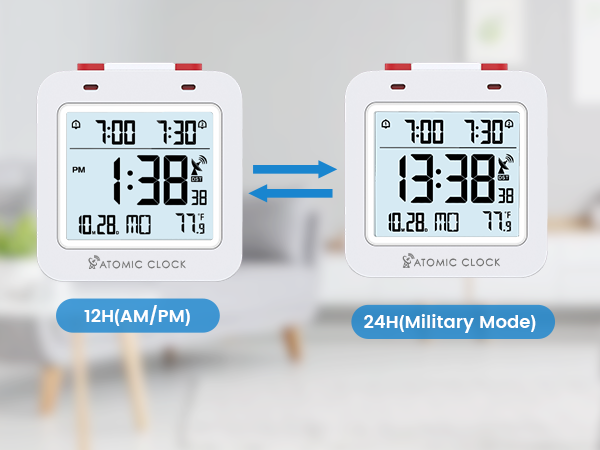 small bedside clock