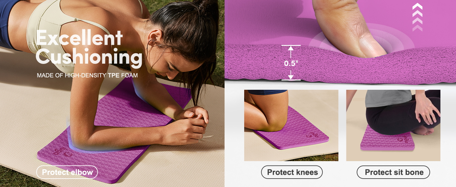 yoga knee pad cushion