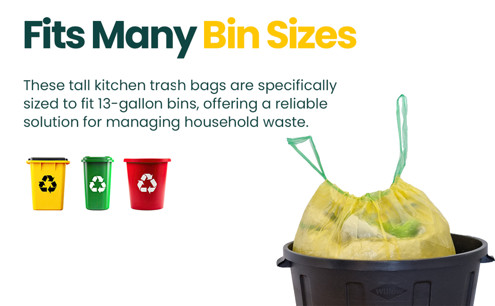 recycled trash bags