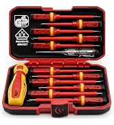 1000V Insulated Electrician Screwdriver Set - 13-Piece Professional Electrical Screwdriver Set In...