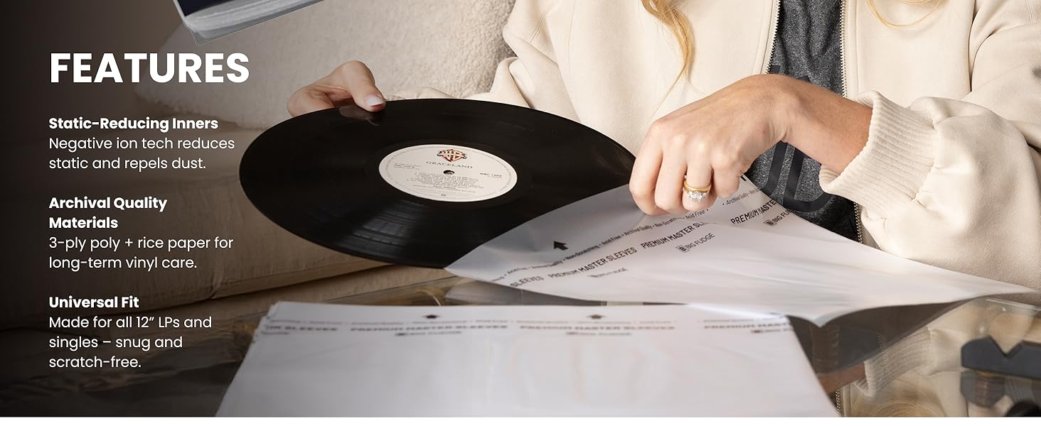 Premium Inner Vinyl Sleeves