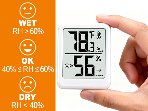 humidity accuracy: +/- 5%RH