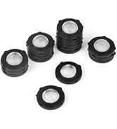 20 Pcs Hose Filter Washers, Garden Hose Filter Gasket Ruber Washers with Stainless Steel Screen, ...