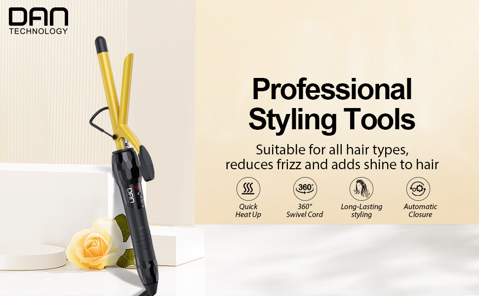 Tourmaline Ceramic Hair Curling Iron
