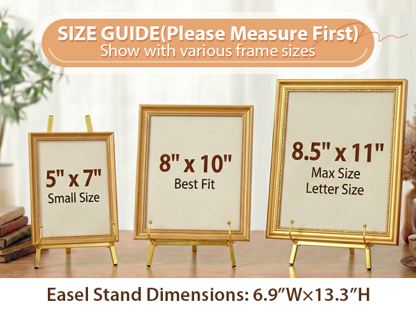 easels for display decorative plate