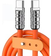 Reflex Power 100W Type-C to Type-C Fast Charging Cable, 2M, Soft Silicone, Zinc Alloy, 480Mbps Da...