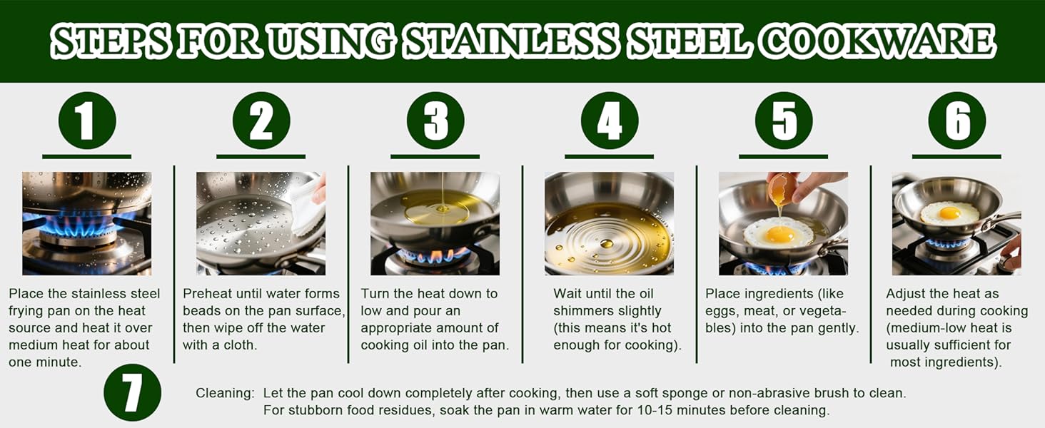 stainless steel saute pan