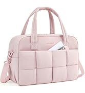 BAGSMART Gym Bag for Women, 29L Puffer Travel Duffle Bag for Travel with Laptop Compartment, Week...