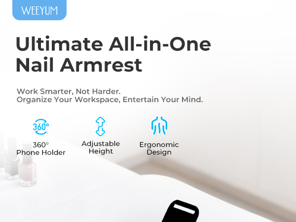 arm rest for nail tech