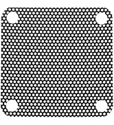 Easycargo 10pcs 40mm Fan Cover Dust Filter 40x40mm