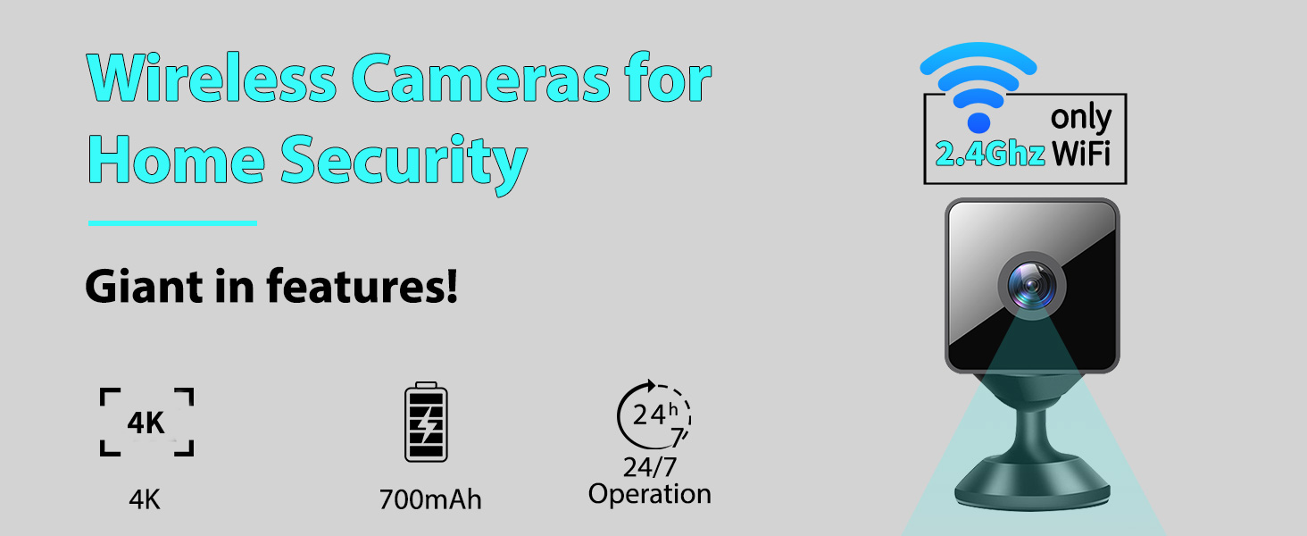 small camera hidden camer spy camera mini spy cameras WiFi wireless camera tanny cam spy camera mini